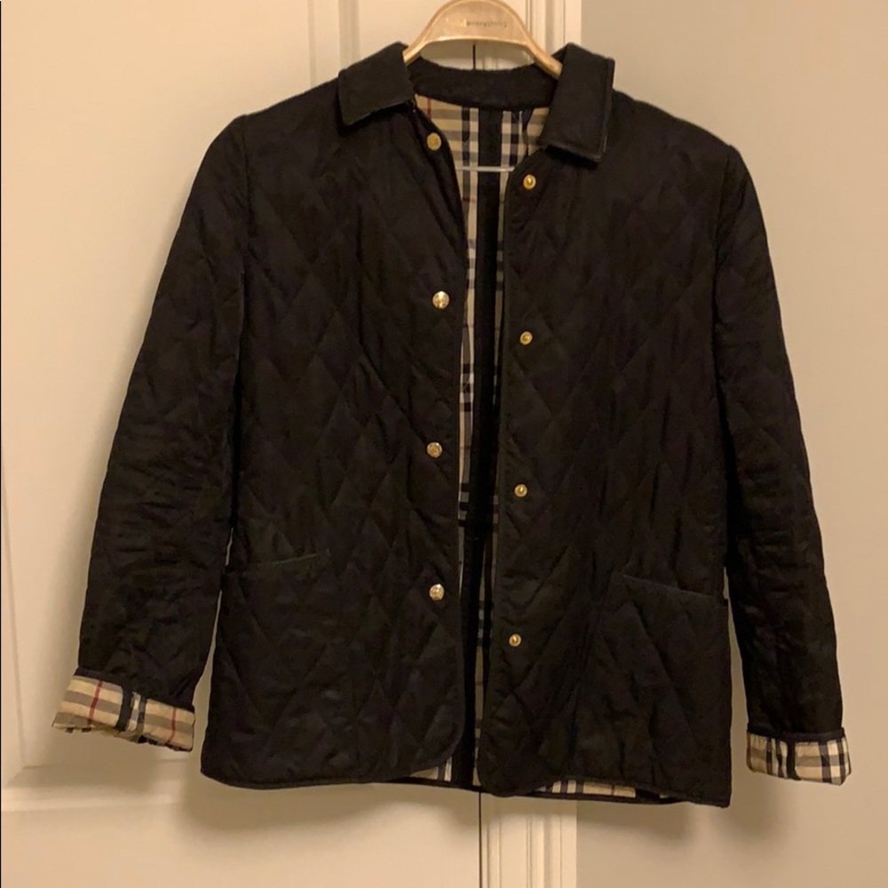 Burberry size small quilted jacket